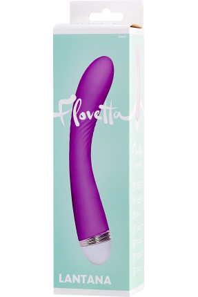 Flovetta by Toyfa Vibratörü, Lantana, Silikon, mor, 22 cm