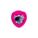 ToDo by Toyfa Diamond Heart Anal Plug, silikon, pembe, 9,5 cm, Ø 4 cm