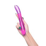 Çift Taraflı Jel Dildo Frica, 23 cm