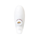 Satisfyer Pro 4 Couples Çiftler İçin Vakum Dalgalı Vibratör, silikon, beyaz, 19,5 cm