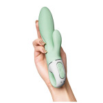 Satisfyer Air Pump Banny 5 Anal Vibratör, Silikon, yeşil, 15 cm