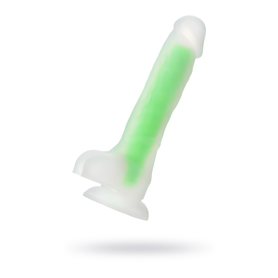 Glow Gece Parlayan Dildo,18 cm