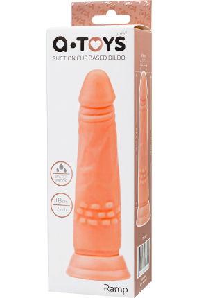 Vantuzlu Realistik Dildo, 18 cm