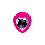 Diamond Heart Anal Plug, 8 cm