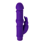 Vibrator, silicone, purple, 18 cm