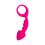 ToDo by Toyfa Bong Anal Plug, silikon, pembe, 12,5 cm, Ø 2,5 cm