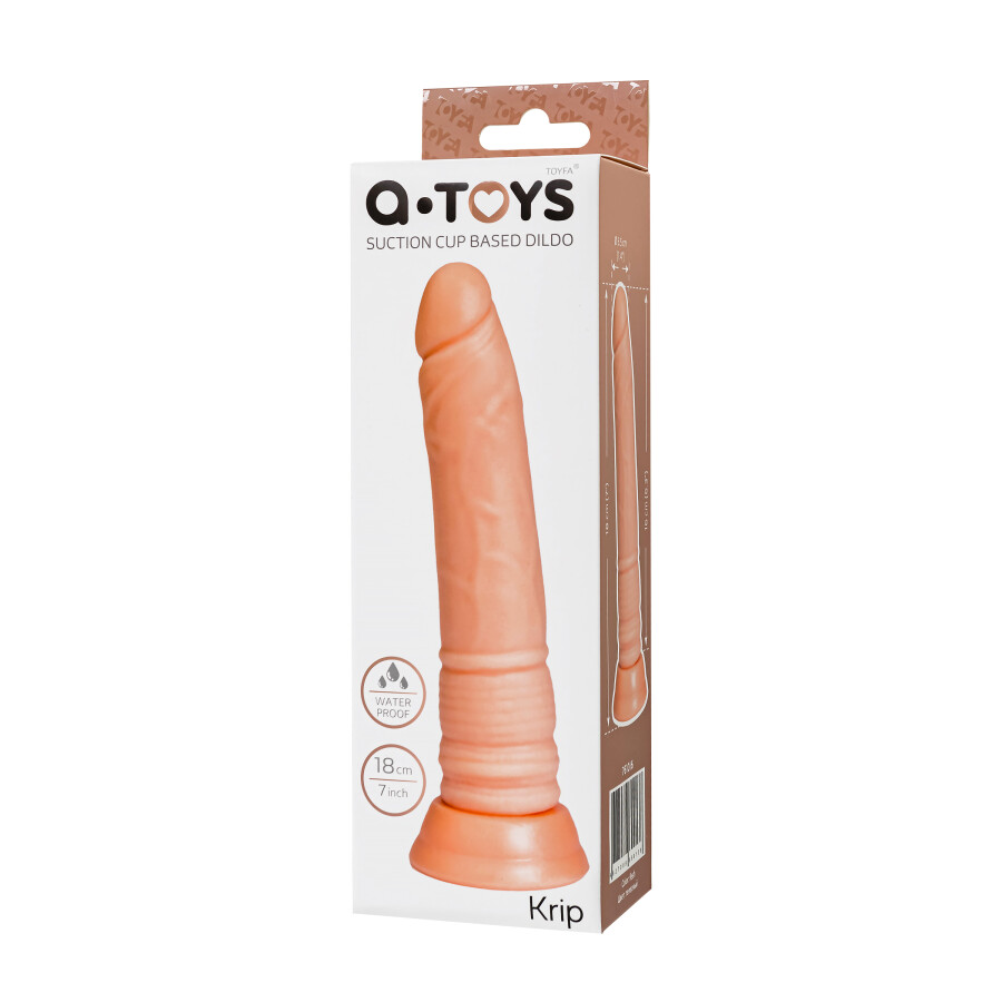 Krip Realistik Dildo, 18 cm