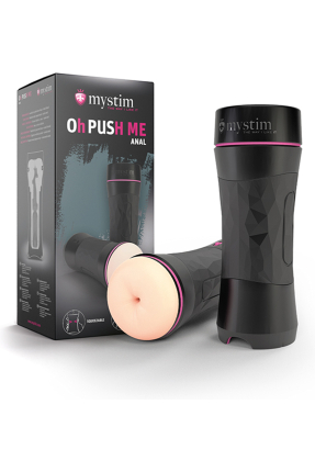 Mystim OH PUSH ME Anal Masturbator, TPE, Ten, 21,5 cm