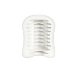 Mystim  Masturbatin Ribbed Ritay Masturbatör, TPE, beyaz, 4,5 cm