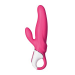 Satisfyer Mr.Rabbit Vibratör, silikon, kırmızı, 22,1 cm