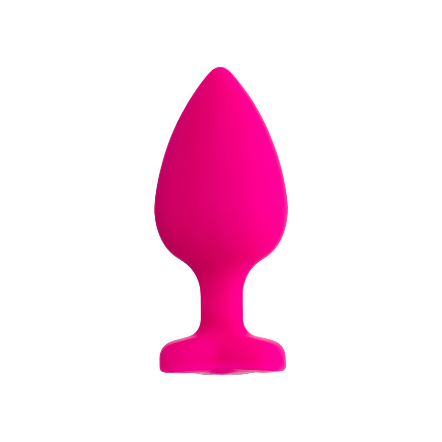 ToDo by Toyfa Diamond Heart Anal Plug, silikon, pembe, 9,5 cm, Ø 4 cm