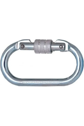 Oval Karabina 25 kN Sertifikalı