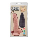 7’ Beginners Dildo Vibrator Flesh