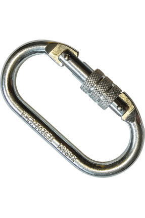 Oval Karabina 25 kN Sertifikalı
