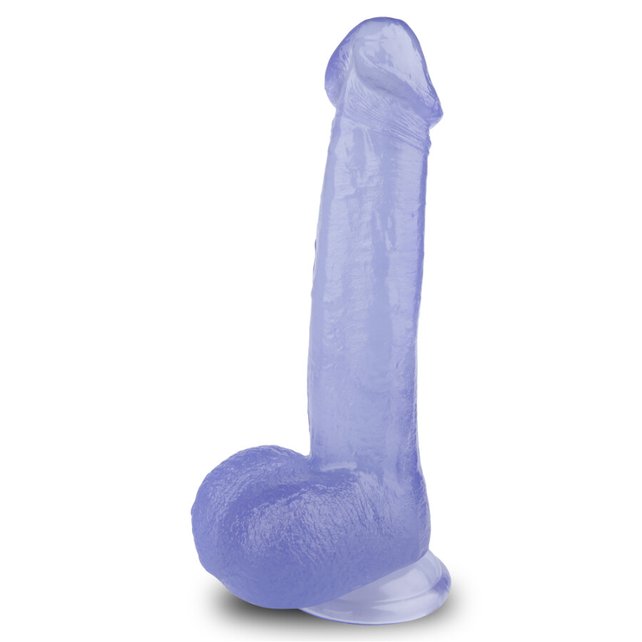 23CM Mor Renk Dildo Penis