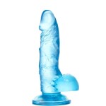 Jel Dildo Mavi 15,8 cm