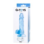 Jel Dildo Mavi 15,8 cm