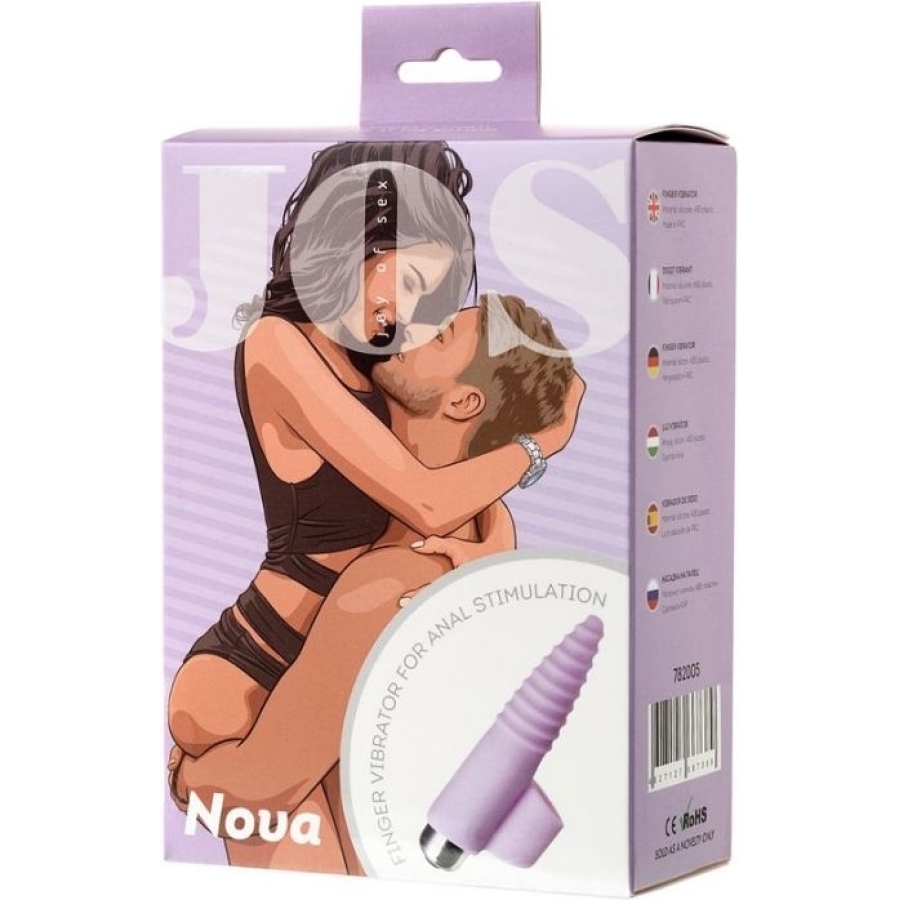 Jos Nova Parmak Vibratörü pembe 9 cm