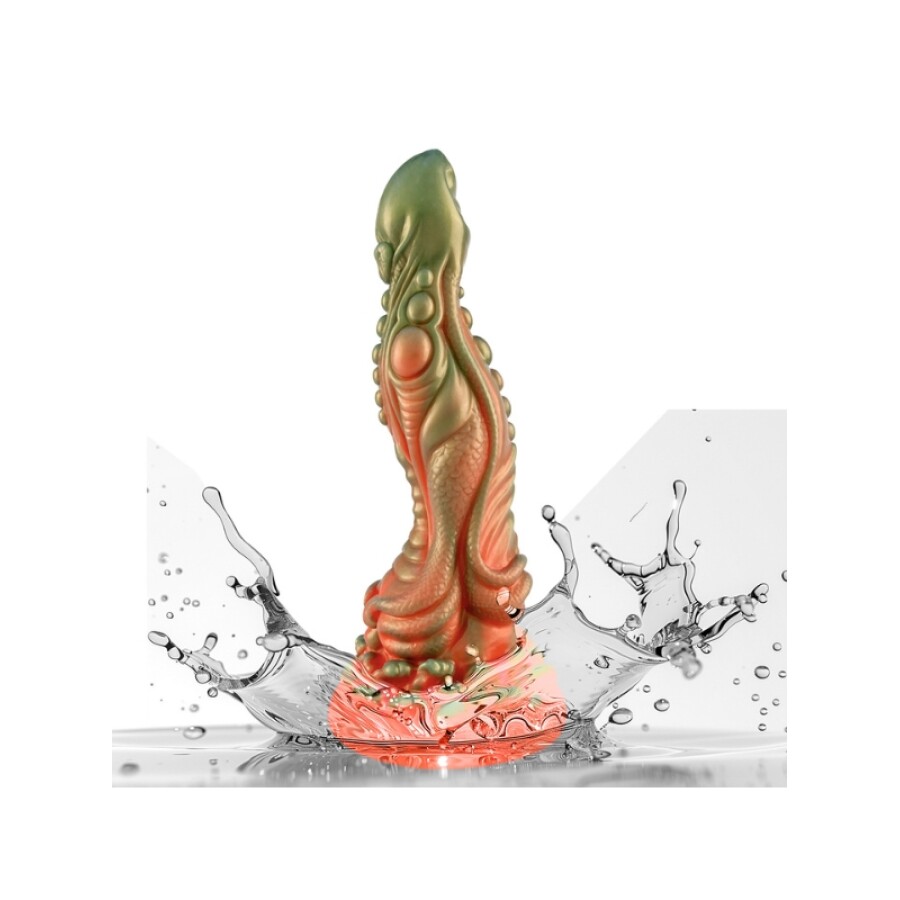 Kırmızı Yeşil Canavar Dildo