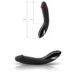 Mystim Tickling Truman Electro Stimulation Vibrator, Silicone, Black, 27cm