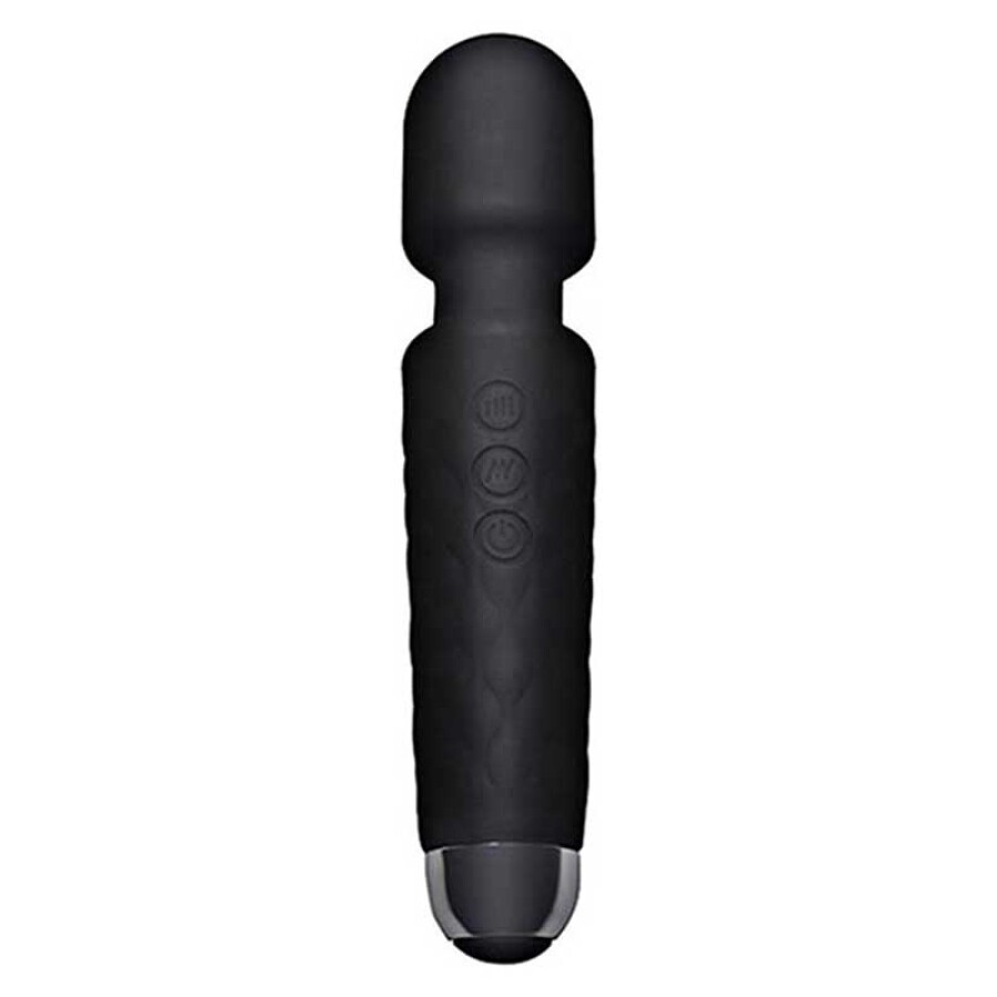 Female Wand Massager Şarjlı Vibratör – Siyah