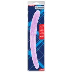 Hi-Rubber Şeffaf Jel Çift Taraflı Dildo – 45cm Mor