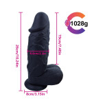 Noctis 26cm Siyah Realistik Dildo