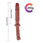 Noctis 32cm Kahverengi Realistik Kılıç Dildo No:150