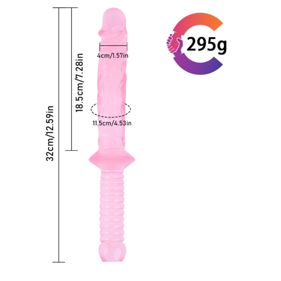 Noctis 32cm Pembe Realistik Kılıç Dildo No:150