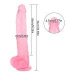 Noctis 33cm Pembe Realistik Dildo No:154