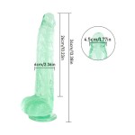 Noctis 33cm Yeşil Realistik Dildo No:154