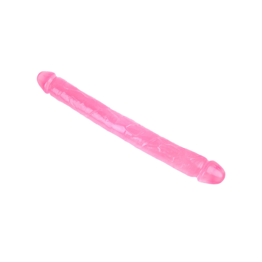 Noctis 46cm Pembe Çift Taraflı Dildo No:88