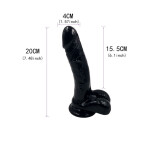 Noctis Siyah 19,2 cm Realistik Dildo