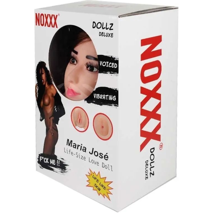Noxx Maria Jose Dolgu Kafalı Realistik Vajina Anüslü Şişme Kadın