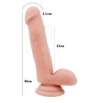 Philander 18cm Kıkırdaklı Gerçekçi Dildo