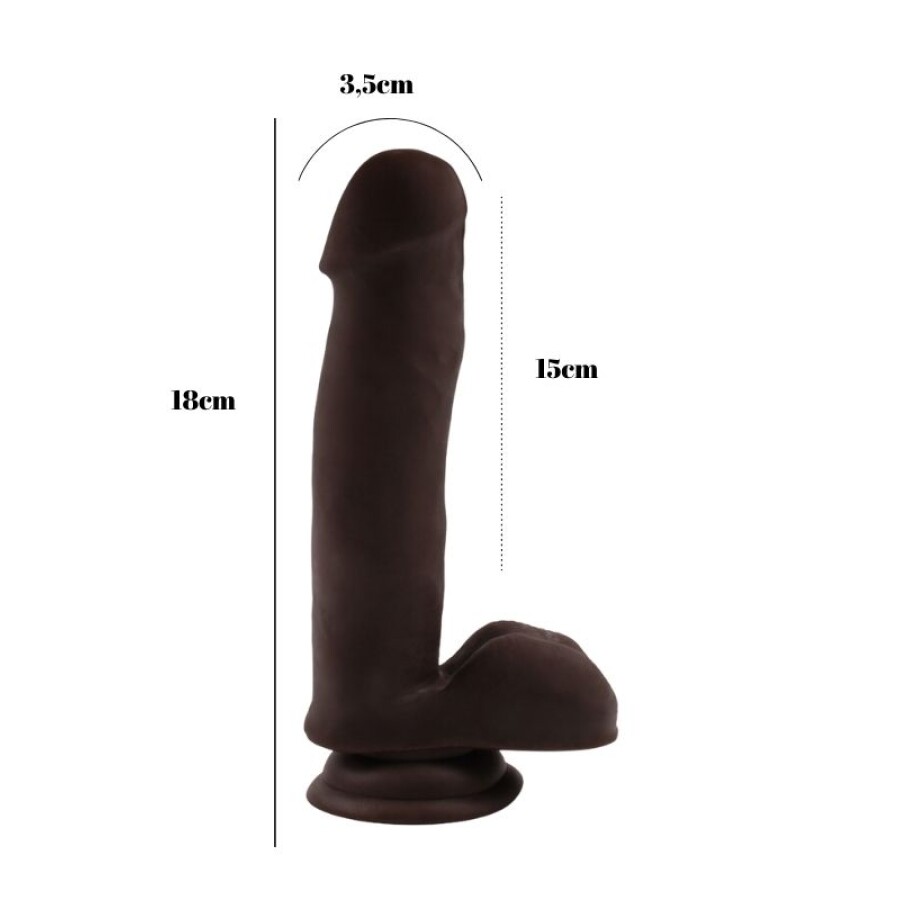 Philander 18cm Kıkırdaklı Gerçekçi Dildo