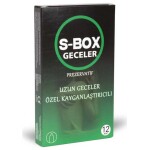 S-Box Özel Kayganlaştırıcılı Prezervatif 12&apos;li