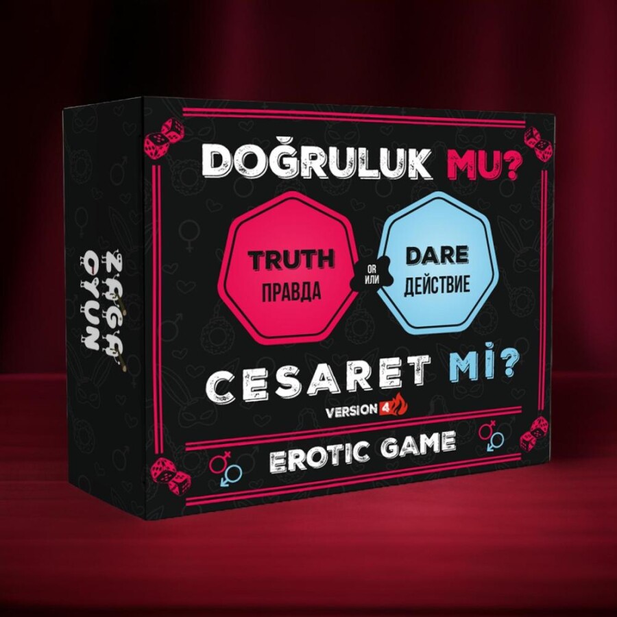 Doğruluk Mu Cesaret Mi Erotik Kutu Oyunu Yenilenmiş 4.versiyon