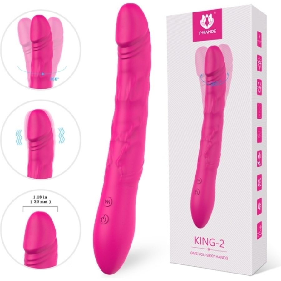 S-Hande King 2 Modern Vibratör Pembe