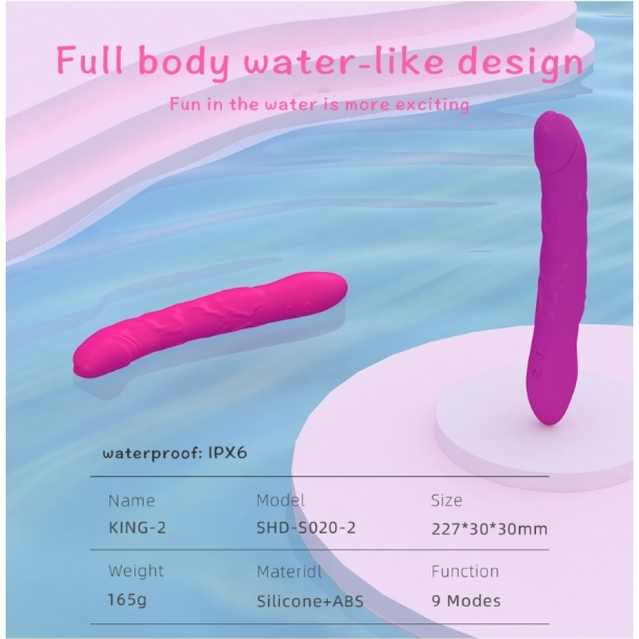 S-Hande King 2 Modern Vibratör Pembe