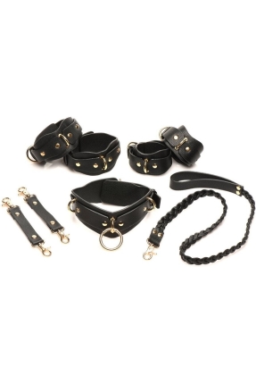 Premium BDSM Tasma ve Kelepçe Seti