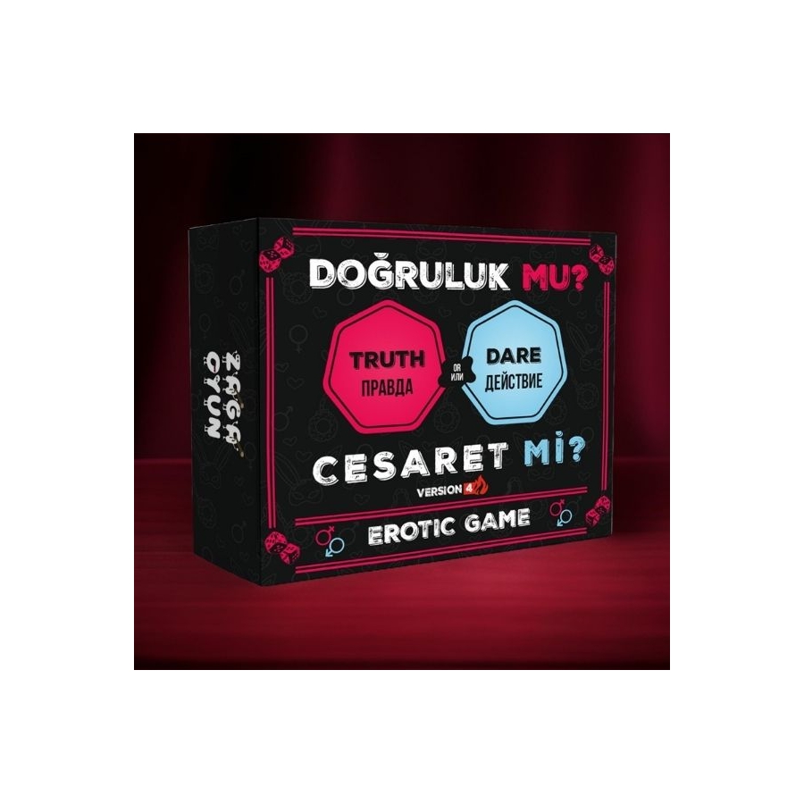 Doğruluk Mu Cesaret Mi Erotik Kutu Oyunu Yenilenmiş 4.versiyon