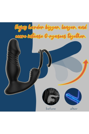 5in1 Telefon Kontrollü Titreşimli Anal Plug
