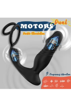 5in1 Telefon Kontrollü Titreşimli Anal Plug
