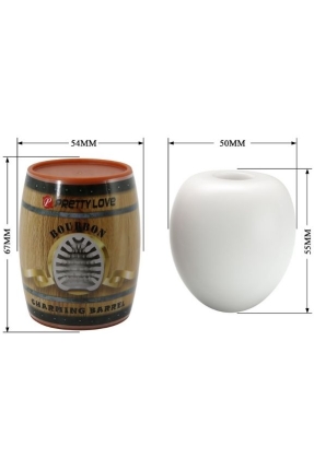 Bourbon Fıçı Şeklinde Yumurta Mastürbatör
