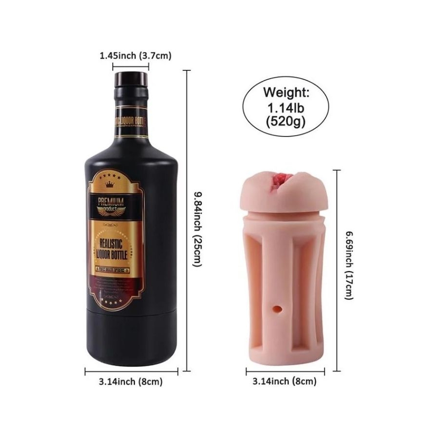 Premium Product Liquor Bottle Likor Şişesi Tasarım Vajina Mastürbatör