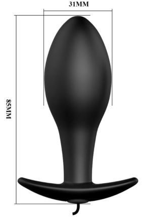 Special Anal Stimulation 12 Fonksiyon Kumandalı Titreşimli Anal Plug Tıkaç