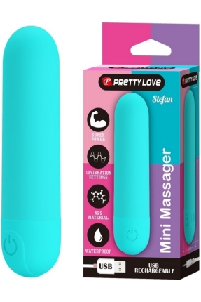 Stefan Mini Massager Bullet Vibratör Mavi