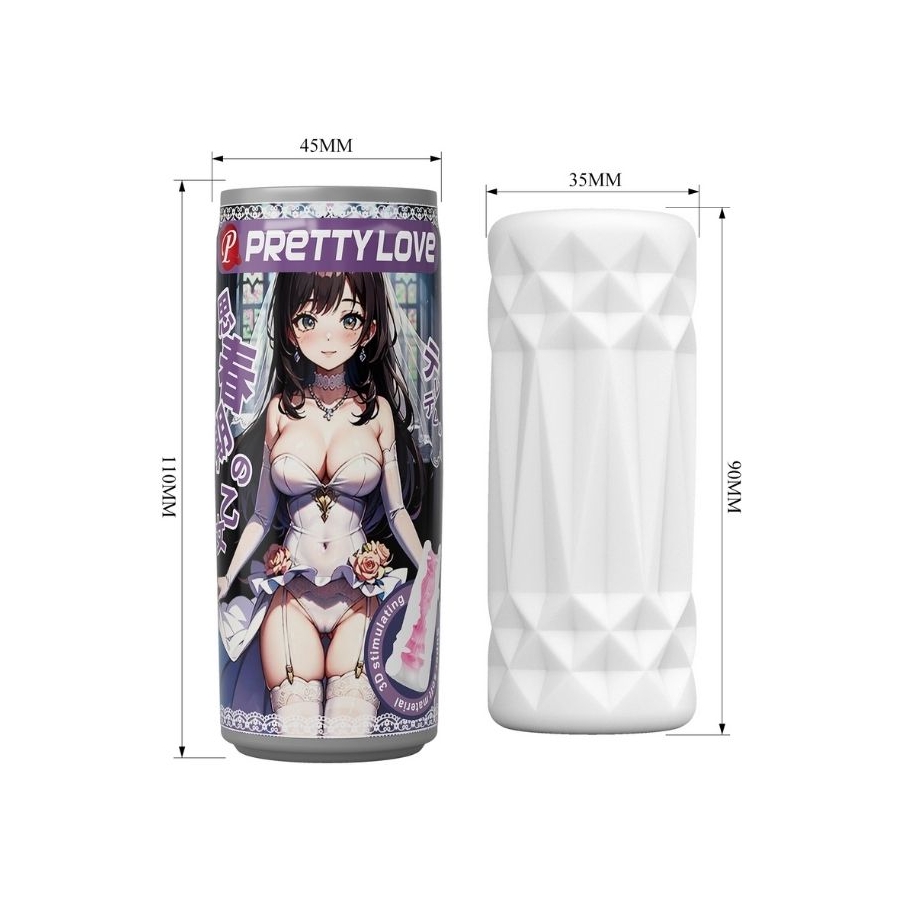 Super Soft Material 3d Stimulating Jade Kola Kutusu Şeklinde Mastürbatör