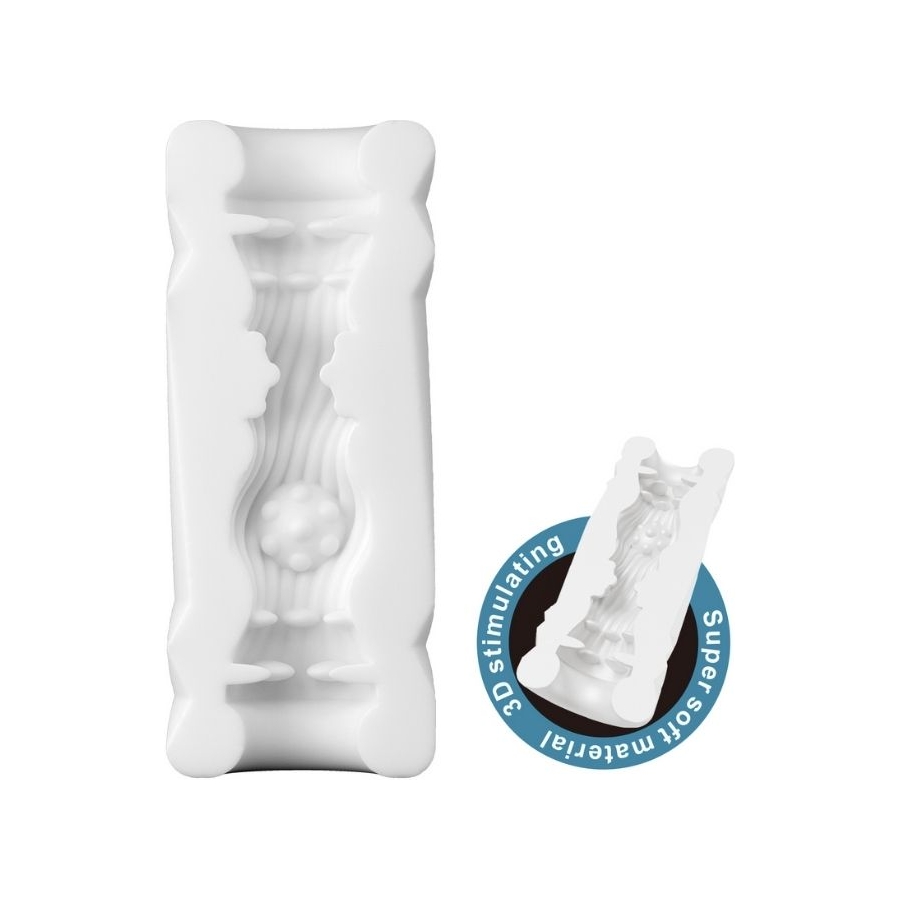 Super Soft Material 3d Stimulating Jade Kola Kutusu Şeklinde Mastürbatör